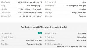 Danh sách khách thuê văn phòng tại tòa nhà GIC Building 2 Nguyễn Gia Trí, Quận Bình Thạnh