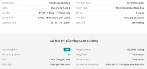 Danh sách khách thuê văn phòng tại tòa nhà Hồng Loan Building, Quận Tân Bình