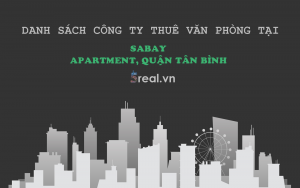 Danh sách khách thuê văn phòng tại tòa nhà Sabay Apartment, Quận Tân Bình