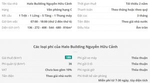 Danh sách khách thuê văn phòng tại tòa nhà Halo Building Nguyễn Hữu Cảnh, Quận Bình Thạnh