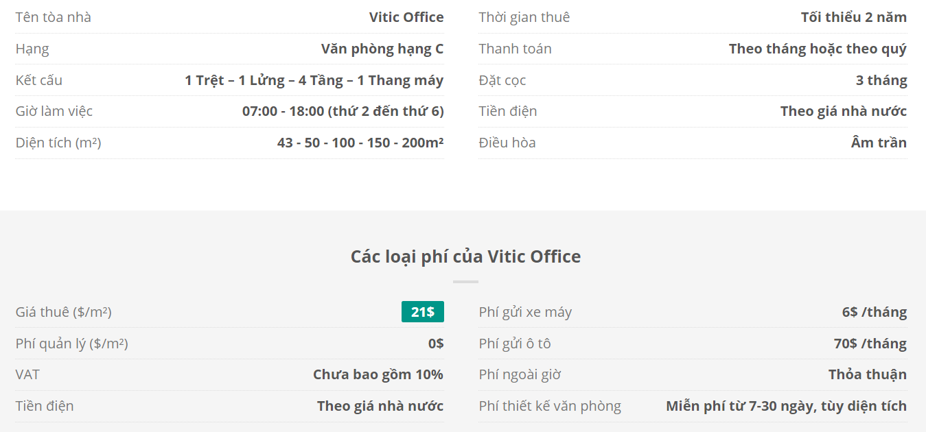 Danh sách khách thuê văn phòng tại tòa nhà Danh sách khách thuê văn phòng tại tòa nhà Vitic Office, Nguyễn Thành Ý, Quận 1
