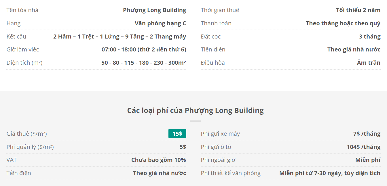 Danh sách khách thuê văn phòng tại tòa nhà Phượng Long Building, Nguyễn Đình Chiểu, Quận 3