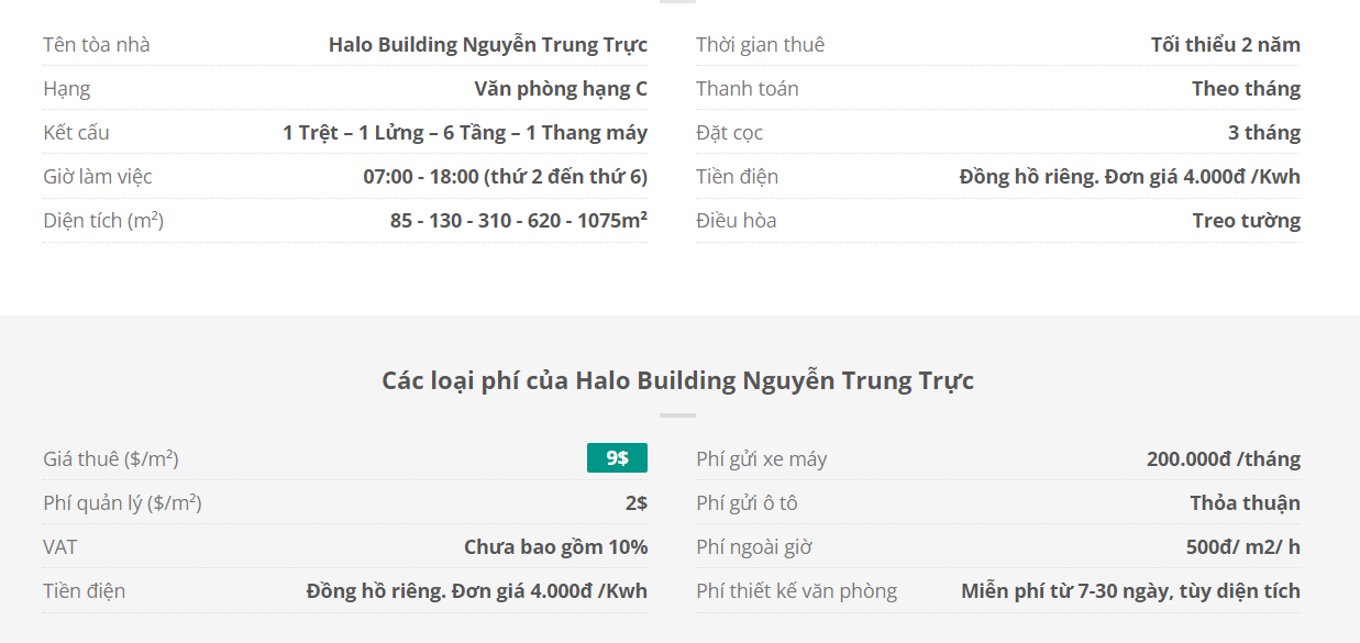 Danh sách khách thuê văn phòng tại tòa nhà Halo Building Nguyễn Trung Trực, Quận Bình Thạnh