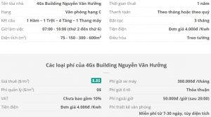 Danh sách khách thuê văn phòng tại tòa nhà 4Gs Building Nguyễn Văn Hưởng, Quận 2