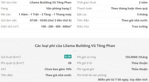 Danh sách khách thuê văn phòng tại tòa nhà Lilama Building Vũ Tông Phan, Quận 2