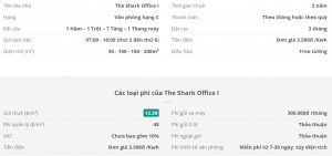 Danh sách khách thuê văn phòng tại tòa nhà The Shark Office I, Trần Cao Vân, Quận 3
