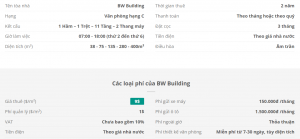 Danh sách khách thuê văn phòng tại tòa nhà BW Building, Võ Văn Kiệt, Quận 8