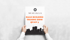 Danh sách khách thuê văn phòng tại tòa nhà Halo Building Trương Định, Quận 3