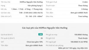 Danh sách khách thuê văn phòng tại tòa nhà HOffice Nguyễn Văn Hưởng, Quận 2